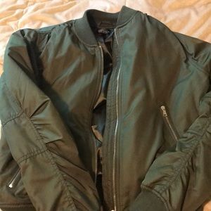 Top shop Olive Green Bomber
